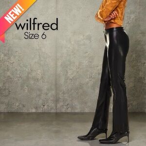 NEW Wilfred The Melina High-waisted Vegan Leather Skinny Pant